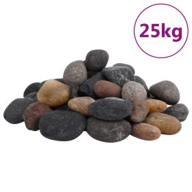  vegyes színű csiszolt kavics 5-8 cm 25 kg