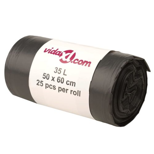  szemeteszsákok 250 db Fekete 35 L