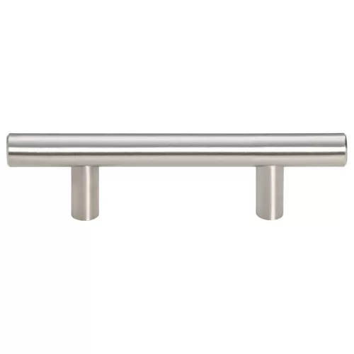  10 db ezüst rozsdamentes acél szekrényfogantyú 64 mm