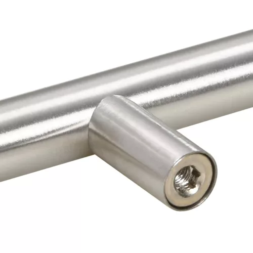  10 db ezüst rozsdamentes acél szekrényfogantyú 96 mm