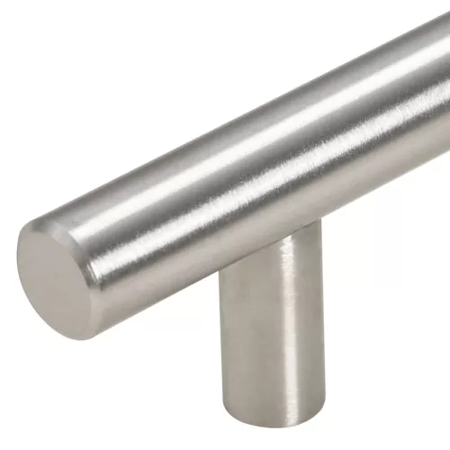  5 db ezüst rozsdamentes acél szekrényfogantyú 192 mm