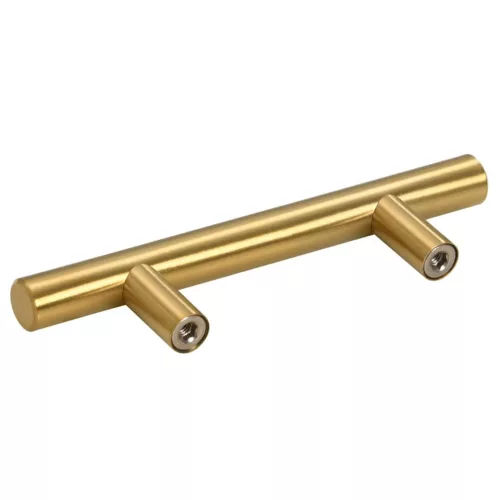  10 db aranyszínű rozsdamentes acél szekrényfogantyú 64 mm