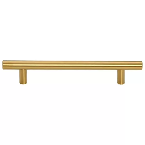  10 db aranyszínű rozsdamentes acél szekrényfogantyú 128 mm