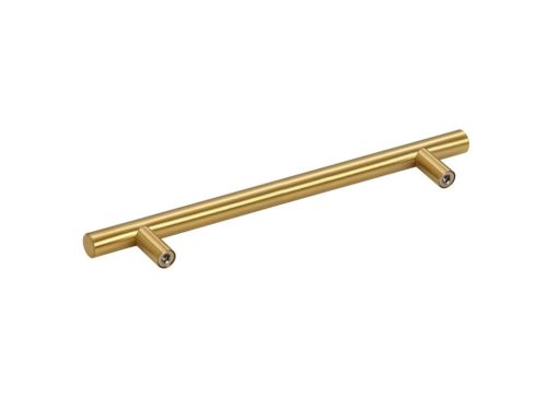 10 db aranyszínű rozsdamentes acél szekrényfogantyú 160 mm - raktári