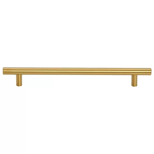  5 db aranyszínű rozsdamentes acél szekrényfogantyú 192 mm