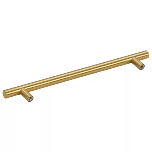  5 db aranyszínű rozsdamentes acél szekrényfogantyú 192 mm