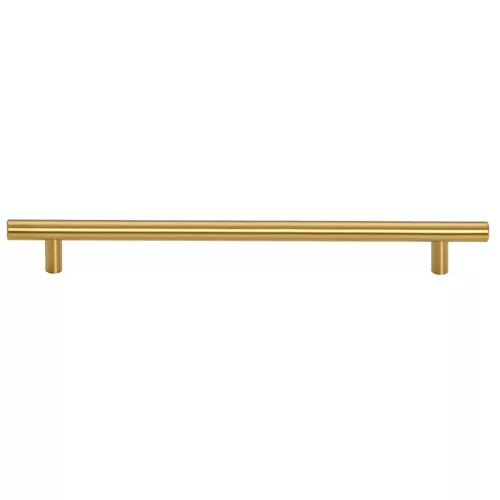  5 db aranyszínű rozsdamentes acél szekrényfogantyú 224 mm