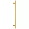  5 db aranyszínű rozsdamentes acél szekrényfogantyú 224 mm