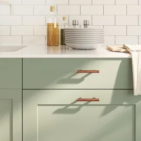  10 db bronz rozsdamentes acél szekrényfogantyú 64 mm