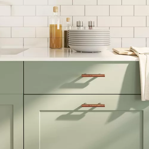  10 db bronz rozsdamentes acél szekrényfogantyú 64 mm