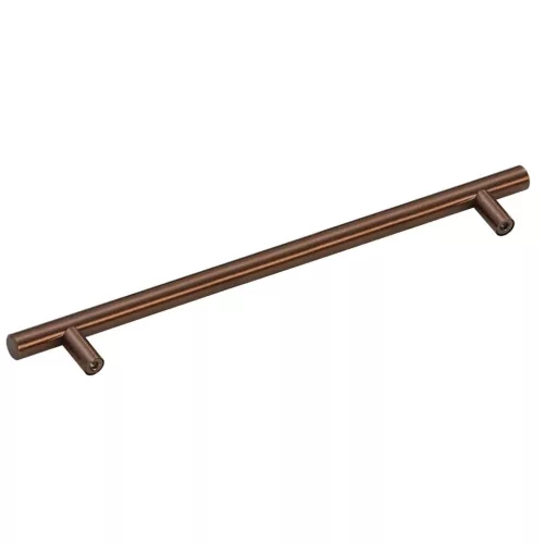  5 db fekete rozsdamentes acél szekrényfogantyú 224 mm