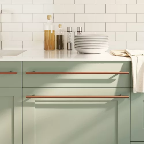  5 db bronz rozsdamentes acél szekrényfogantyú 480 mm