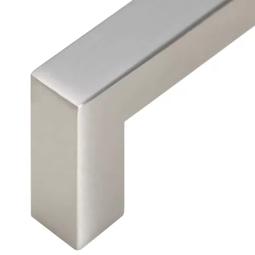  10 db ezüst rozsdamentes acél szekrényfogantyú 64 mm