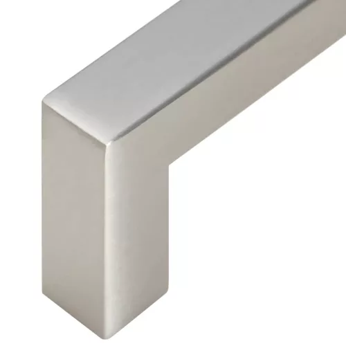  10 db ezüst rozsdamentes acél szekrényfogantyú 96 mm