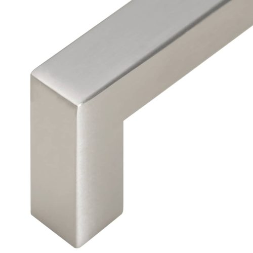  5 db ezüst rozsdamentes acél szekrényfogantyú 224 mm