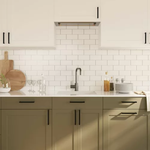  10 db fekete rozsdamentes acél szekrényfogantyú 128 mm