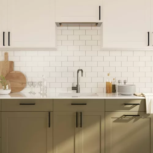  10 db fekete rozsdamentes acél szekrényfogantyú 160 mm