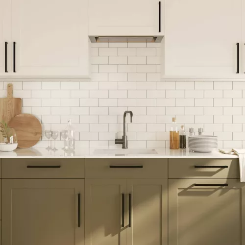  5 db fekete rozsdamentes acél szekrényfogantyú 224 mm