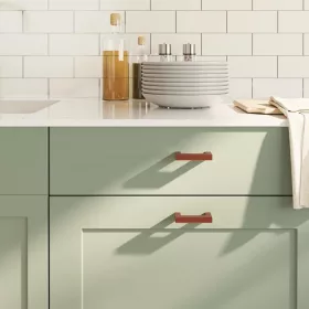  10 db bronz rozsdamentes acél szekrényfogantyú 64 mm