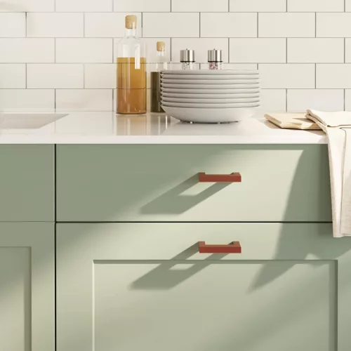  10 db bronz rozsdamentes acél szekrényfogantyú 64 mm