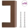  10 db bronz rozsdamentes acél szekrényfogantyú 64 mm