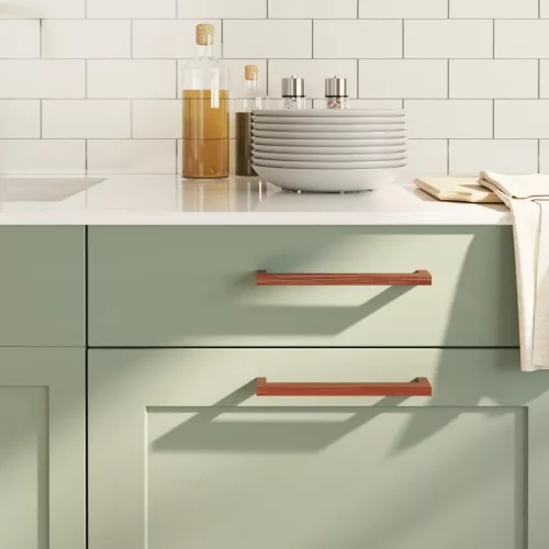  5 db bronz rozsdamentes acél szekrényfogantyú 192 mm