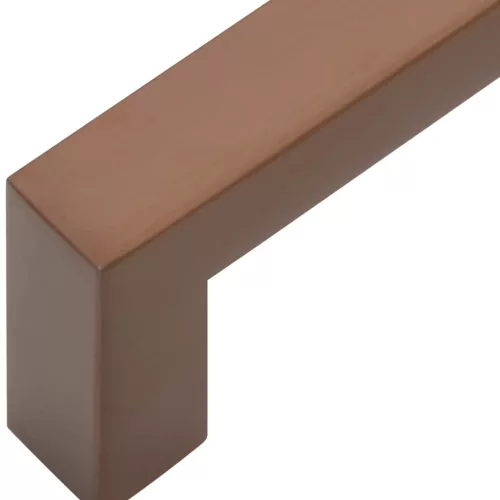  5 db fekete rozsdamentes acél szekrényfogantyú 224 mm