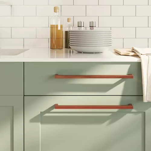  5 db bronz rozsdamentes acél szekrényfogantyú 320 mm