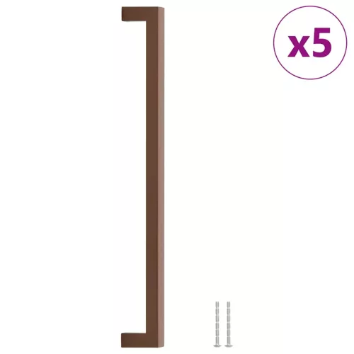  5 db bronz rozsdamentes acél szekrényfogantyú 320 mm