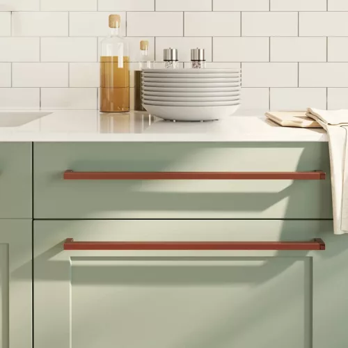  5 db bronz rozsdamentes acél szekrényfogantyú 480 mm