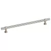  5 db ezüst rozsdamentes acél szekrényfogantyú 192 mm