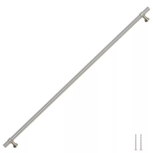  5 db ezüst rozsdamentes acél szekrényfogantyú 480 mm