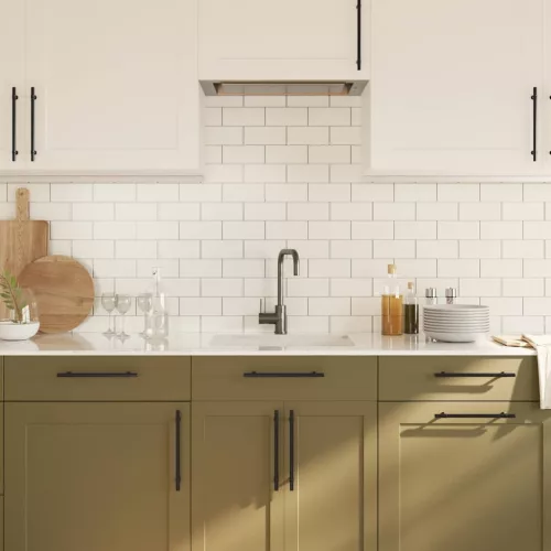  5 db fekete rozsdamentes acél szekrényfogantyú 192 mm