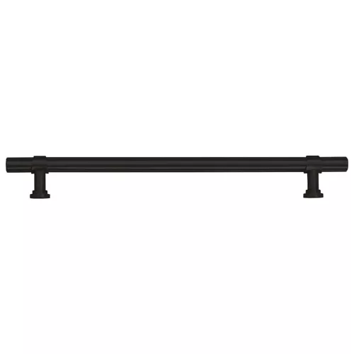  5 db fekete rozsdamentes acél szekrényfogantyú 192 mm