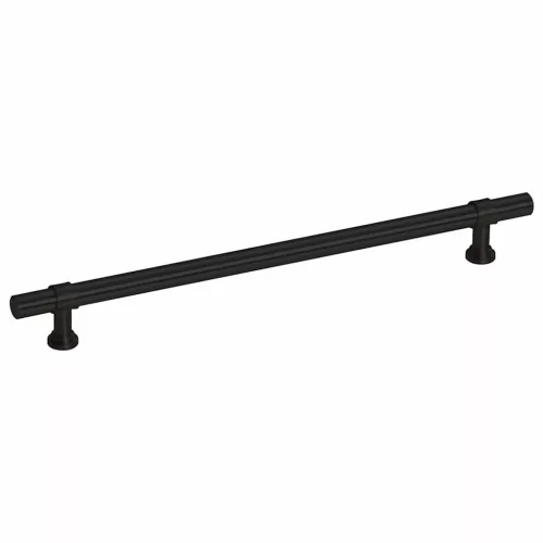  5 db fekete rozsdamentes acél szekrényfogantyú 192 mm