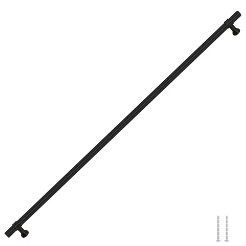  5 db fekete rozsdamentes acél szekrényfogantyú 480 mm