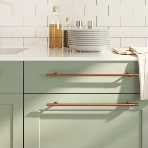  5 db bronz rozsdamentes acél szekrényfogantyú 320 mm