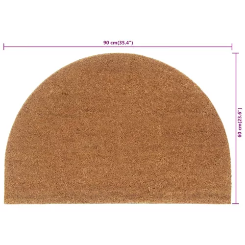  ajtószőnyeg Natural Half Round 60x90 cm Tufting kókuszrost