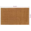  ajtószőnyeg Natúr 90x150 cm Tuftolt kókuszrost