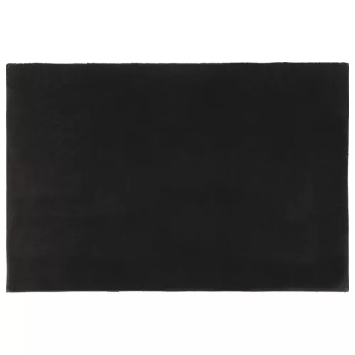  ajtószőnyeg Fekete 60x90 cm Tuftolt kókuszrostos szőnyeg