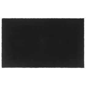    ajtószőnyeg Fekete 90x150 cm Tuftolt kókuszrostos szőnyeg