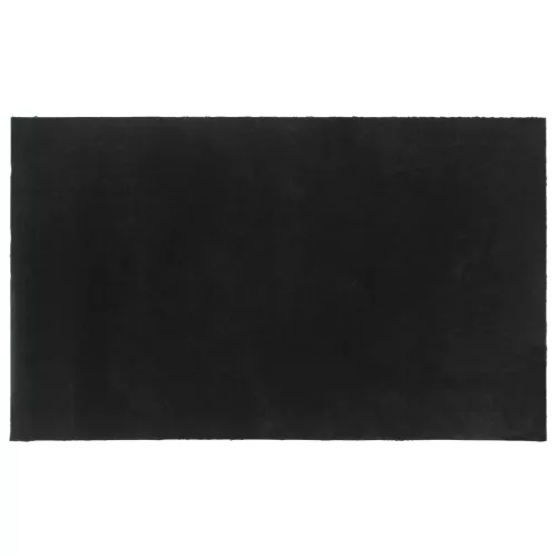  ajtószőnyeg Fekete 90x150 cm Tuftolt kókuszrostos szőnyeg