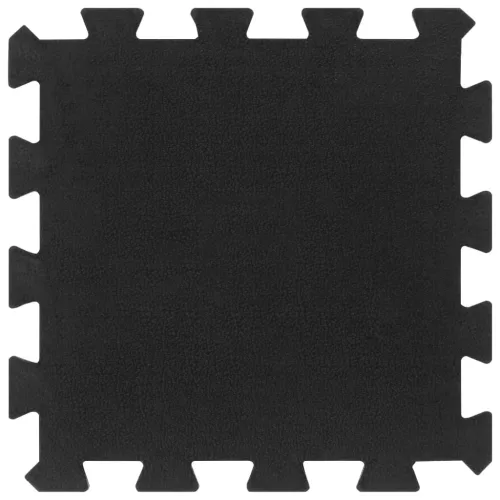  9 db fekete gumi padlólap 16 mm 30 x 30 cm