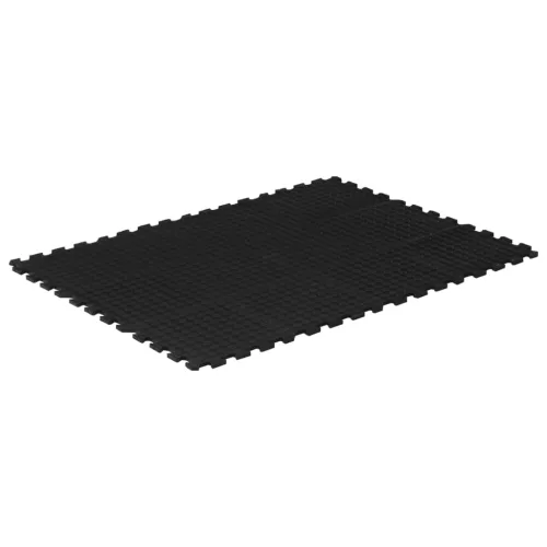  fekete gumi padlólap 12 mm 90 x 120 cm