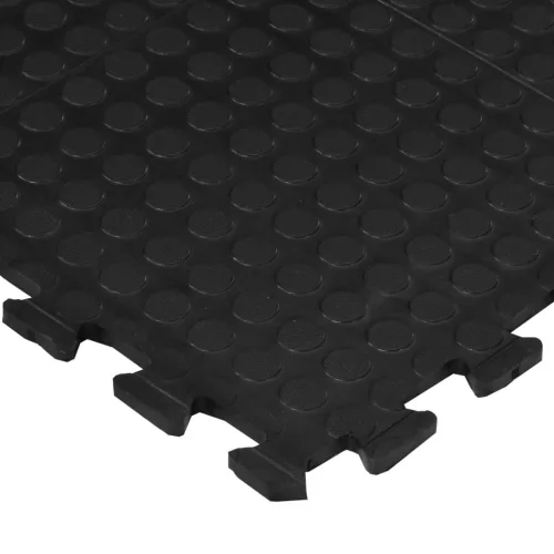  fekete gumi padlólap 12 mm 90 x 120 cm