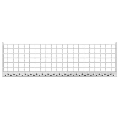  horganyzott acél rácsos lépcsőfok 60 x 24 x 7 cm