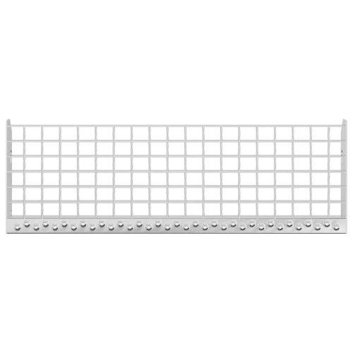  horganyzott acél rácsos lépcsőfok 70 x 24 x 7 cm