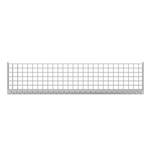  horganyzott acél rácsos lépcsőfok 100 x 24 x 7 cm