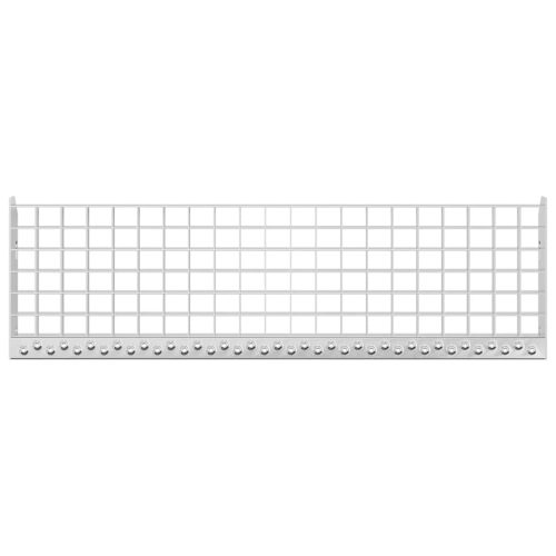  horganyzott acél rácsos lépcsőfok 80 x 24 x 7 cm