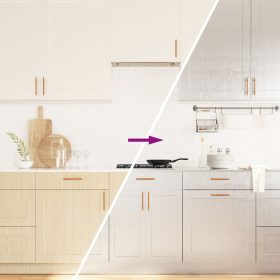  öntapadós ezüstszínű PET bútormatrica 90 x 500 cm